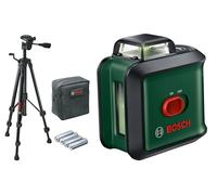 Bosch livella laser multifunzione UniversalLevel 360 con treppiede premium (linee laser verticali + orizzontali incl. 360° per allineamento dell'intera stanza)