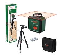 Bosch Livella laser PLL 360-1 (livella laser autolivellante a 360°, precisione ±0,4 mm/m, raggio d'azione 12 m, funzione di inclinazione, in confezione di cartone E-commerce)