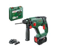 Bosch Martello perforatore a batteria UniversalHammer 18V (1 batteria da 4,0 Ah, 18 Volt System; foratura/foratura a percussione/scalpellatura; potenza del colpo da 2,0 J, SDS Plus)