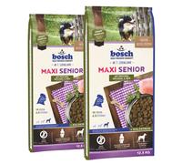 BOSCH Maxi Cibo secco per cani anziani con pollame e riso 25 kg (2 x 12,5 kg)