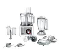 Bosch MC812S814 Food processor MultiTalent 8 1250 W Bianco, Inox spazzolato