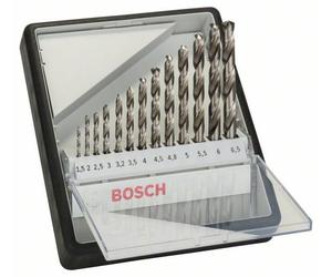 Bosch Metallbohrer-Set Robust Line Hss-G, din 135, 135°, 13-teilig, 1,5 - 6,5 M