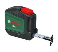 Bosch Metro a nastro da 3m, Auto-Lock, larghezza nastro 19 mm, metro a nastro di 3 metri preciso, rivestito in nylon con gancio bidirezionale e gancio da cintura in metallo