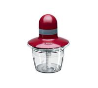 Bosch MMR08R1GB, Tritatutto, 200 W, 0,8 l, Rosso/Trasparente
