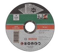 Bosch Mola Taglio Dritta, Inox 115 x 22.23 x 1.0 mm