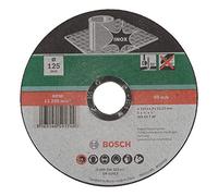 Bosch Mola Taglio Dritta, Inox 125 x 22.23 x 1.0 mm