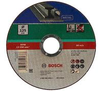 Bosch Mola Taglio Dritta, Metallo 125 x 22.23 x 1.6 mm