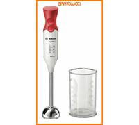 BOSCH MSM64110 FRULL.IMMERS.450W C/BICCHIERE GAMBO INOX BIA/ROSSO