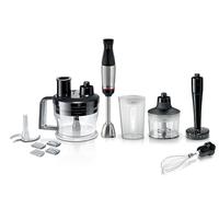Bosch - Frullatore a immersione ErgoMaster Serie 6 MSM6M673, 10 anni di garanzia del motore, lame in acciaio inox, frizione in ceramica senza usura, raffreddamento ad aria, schiacciapatate, frusta,