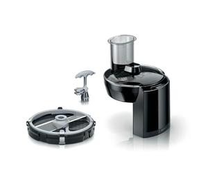 Bosch MUZS68CC - Taglierina a cubo, accessorio per robot da cucina serie 2 e 4 (numero di tipo MUM5xxx, MUMS2xxx), dado uniforme, inserto cubo 9 mm, colore nero