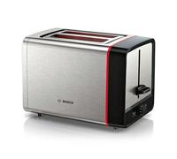 Bosch MyMoment TAT6M420 - Tostapane pieghevole rimovibile, con funzione di scongelamento, spegnimento automatico, funzione sollevamento, centraggio del pane, ideale per 2 fette, 800 Watt, in acciaio