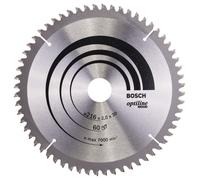 BOSCH Optiline Wood Kreissageblatt 216,0 mm, 60 Za NUOVO