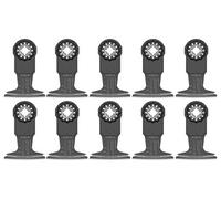 BOSCH OSL212JF-10 Starlock - Set di 10 utensili oscillanti multifunzione in legno, curvi, bimetallo, Xtra-Clean