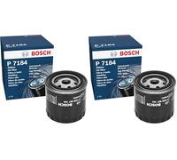 Bosch P7184 - Filtro Olio (Confezione da 2)