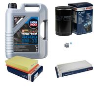 BOSCH Pacchetto di ispezione 5 L Olio Liquido Moly Top Tec 4600 5W-30 per Audi