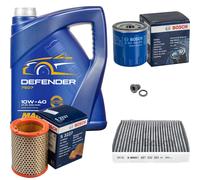 BOSCH Pacchetto di ispezione 5L MANNOL Defender 10W-40 per Peugeot Partner