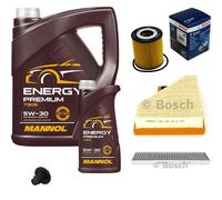 Bosch Pacchetto di Ispezione 6 L mannol Energy Premium 5W-30 per Mini Cooper Un