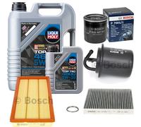 BOSCH Pacchetto di ispezione 6 L Öl Liqui Moly Top Tec 4600 5W-30 per