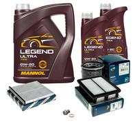 BOSCH Pacchetto Di Ispezione 7 L MANNOL 0W-20 Legend Ultra Per Mazda 3 1.5