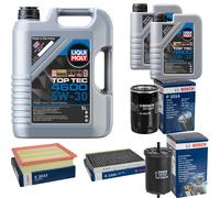 BOSCH Pacchetto di ispezione 7 L Olio Liquido Moly Top Tec 4600 5W-30 per VW