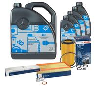 BOSCH Pacchetto Di Ispezione 9 L Mercedes Olio 5W-40 229.5 Per S-Class S 320 500