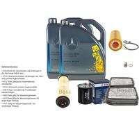 BOSCH Pacchetto di ispezione Mercedes Da 10 Litri ORIGINAL Olio 5W-40 229.5 per