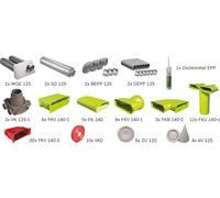 BOSCH Pacchetto di ventilazione residenziale BOPA VE112 con distribuzione aria a canale piatto fino a 130 m² - 7739621042