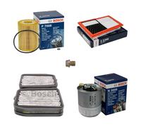 BOSCH Pacchetto Ispezione Set-filtri adatto a per Mercedes-Benz classe E