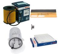 BOSCH Pacchetto Ispezione Set-filtri per Fiat Qubo 1.3d Multijet Fiorino