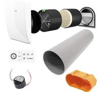 BOSCH Pacchetto ventilazione decentralizzata JUPA VE204 Appartamento di quattro locali (110 m2 di superficie abitabile) - 7739616450