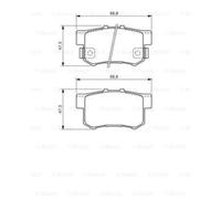 BOSCH Pastiglie Freno 0 986 494 358 Ceppi Freno