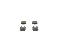 BOSCH pastiglie freno 0986494231 57,3x63,7 spessore 15,5 mm con avvisatore acustico
