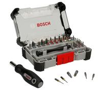 BOSCH PB4042 - Set di 42 punte per cacciavite di precisione extra dure per riparazioni standard ed elettroniche, include punte Phillips, Torx, esagonali e speciali con due manici magnetici e custodia