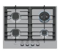 PCH6A5I95 - Piano cottura 4 fuochi gas, 58x52 cm, Inox