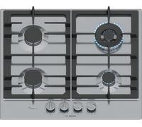 Bosch Serie 6 PCH6A5I90 , Piano cottura a gas, 60 cm, Acciaio inox