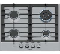 Bosch Serie 6 PCH6A5I90 , Piano cottura a gas, 60 cm, Acciaio inox