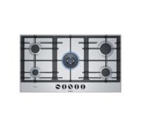 Bosch Serie 6 PCR9A5B90 Piano cottura a gas 90 cm Acciaio inox
