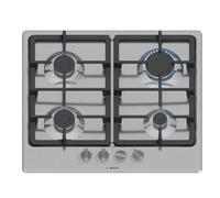 Bosch PGP6B5K90, Serie 4, Piano Gas, 4 Fuochi, 60 cm, Inox