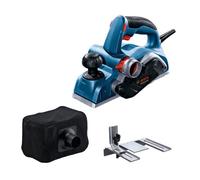 Bosch Professional Pialletto portatile GHO 20-82 (700 W di potenza, uso con mano destra e sinistra, incl. chiave di montaggio, guida parallela, sacchetto raccoglipolvere)