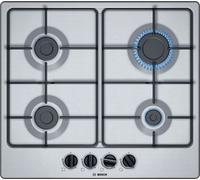 Bosch Serie 4 PGP6B5B86 piano cottura Acciaio inox Da incasso 60 cm Gas 4 Fornello(i)