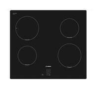 Bosch Serie 2 PUG611AA5E piano cottura Nero Superficie piana 60 cm Piano cottura a induzione 4 Fornello(i)