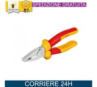 BOSCH Pinza Combinata 180mm 1600A02NE1 VDE Isolata Elettricista Pro