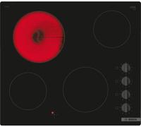 Bosch PKE611CA8E Serie 2 Piastra Elettrica 3 Camini 60 cm Potenza 6600 W Nero