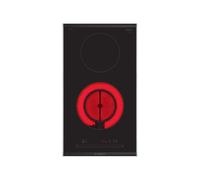 Piano Cottura PKF375FP2E Elettrico 2 Zone Cottura da 30.6 cm Colore Nero