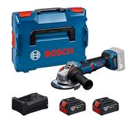 Bosch PRO 18V System Smerigliatrice angolare a batteria GWS18V-11PS (incl. batteria GBA 18V 5.0Ah, GAL 12V/18V-80, KIT in L-Boxx)