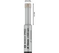 Bosch 1 punta per trapano diamantata in ceramica facile da asciugare (per piastrelle, piastrelle dure, Ø 10 mm, accessori professionali per trapano/cacciavite)