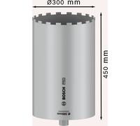 Bosch PRO Core Cutter Wet, 300 X 450 Mm, 1 1/4 UNC