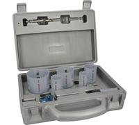 Bosch Pro Multi Material Power Change Plus - Set di 9 seghe a tazza per legno tenero, muro a secco, Ø 22, 29, 35, 44, 51, 64 mm, accessori professionali per trapano/cacciavite)