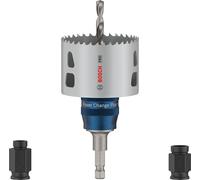 Bosch PRO Multi Material Power Change Plus Starter Set (per legno tenero, muro a secco, Ø 68 mm, accessori professionali)