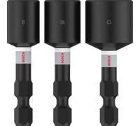 Bosch PRO Nutsetter Ad Impatto, 8 / 10 / 13, 50 Mm, 3 Pezzi